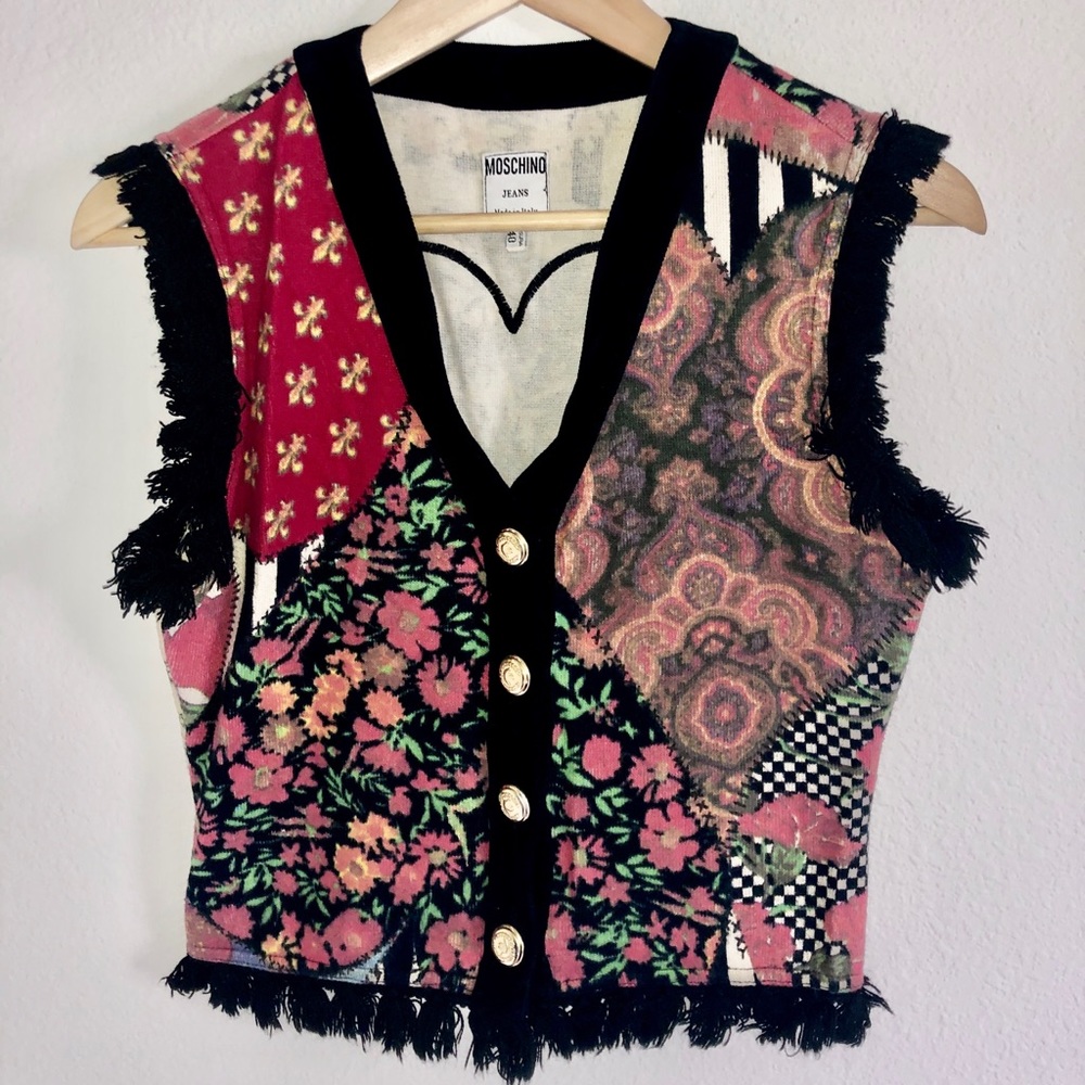 RARE Vintage Moschino Button Up Top